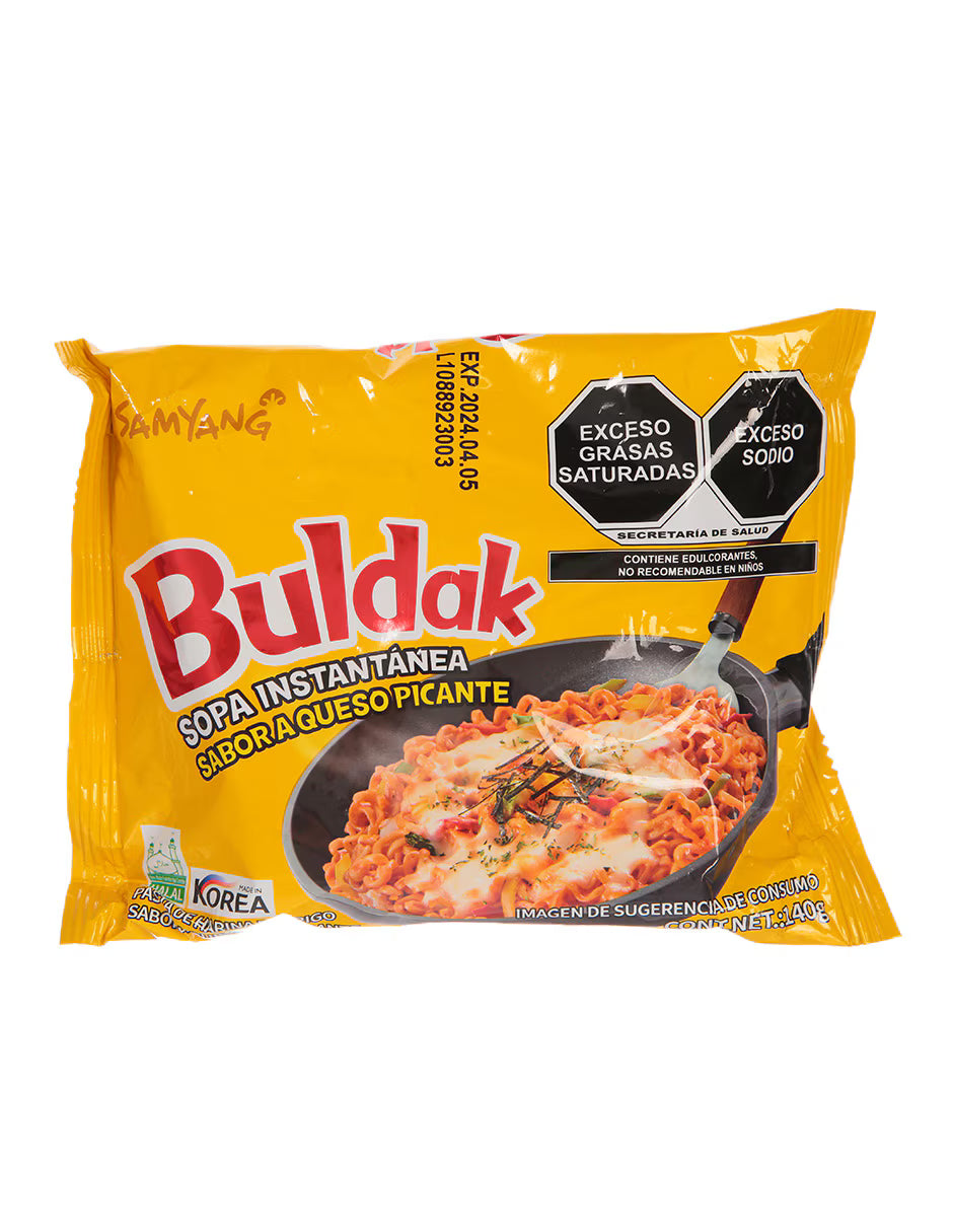 RAMEN BULDAK SABOR A QUESO PICANTE