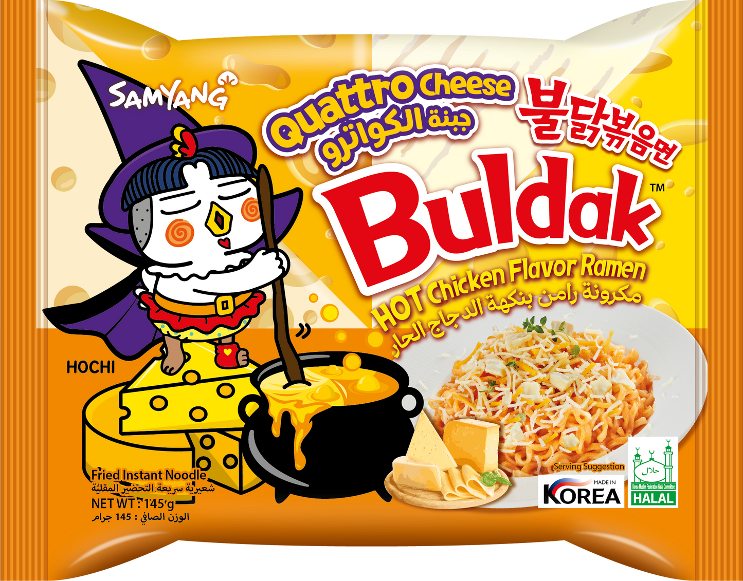 RAMEN BULDAK CUATRO QUESOS
