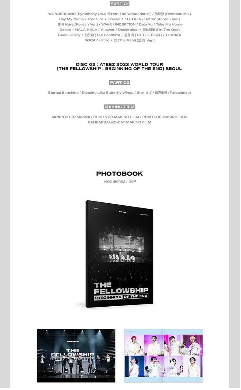 ATEEZ - THE FELLOW SHIP BEGINNING OF THE END SEOUL (BLU-RAY)