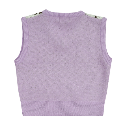 Morado Chaleco Punto