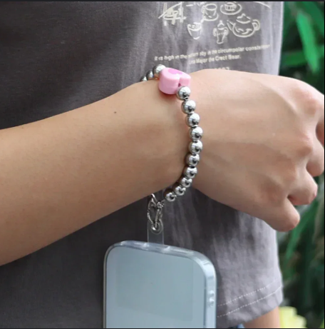 Pulsera Plateada corazon