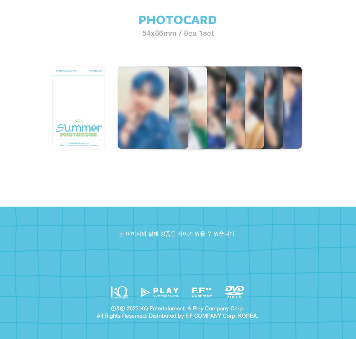 ATEEZ - SUMMER PHOTOBOOK 2023