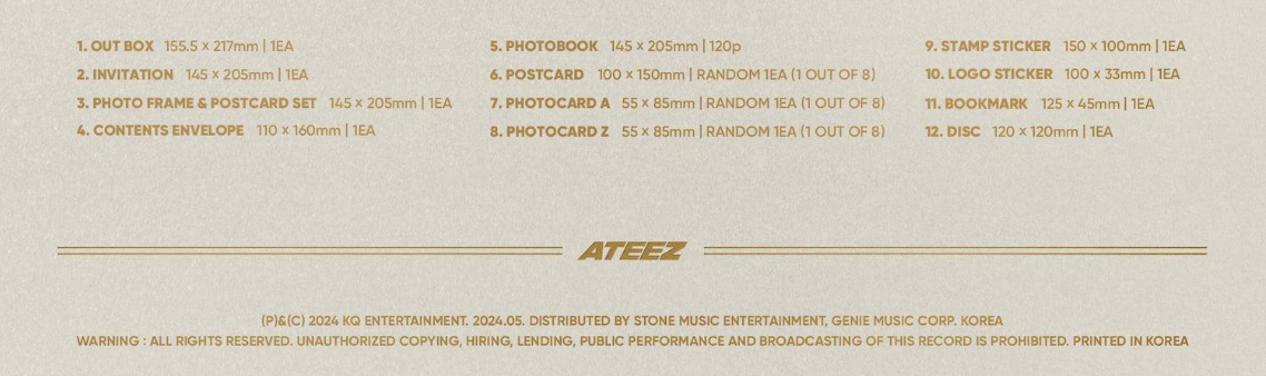 ATEEZ - GOLDEN HOUR: Part.1