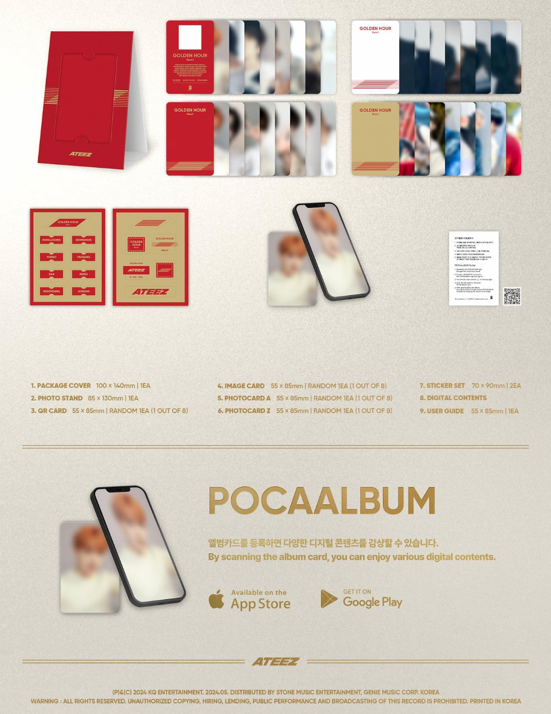 ATEEZ - GOLDEN HOUR: Part.1 (POCAALBUM)