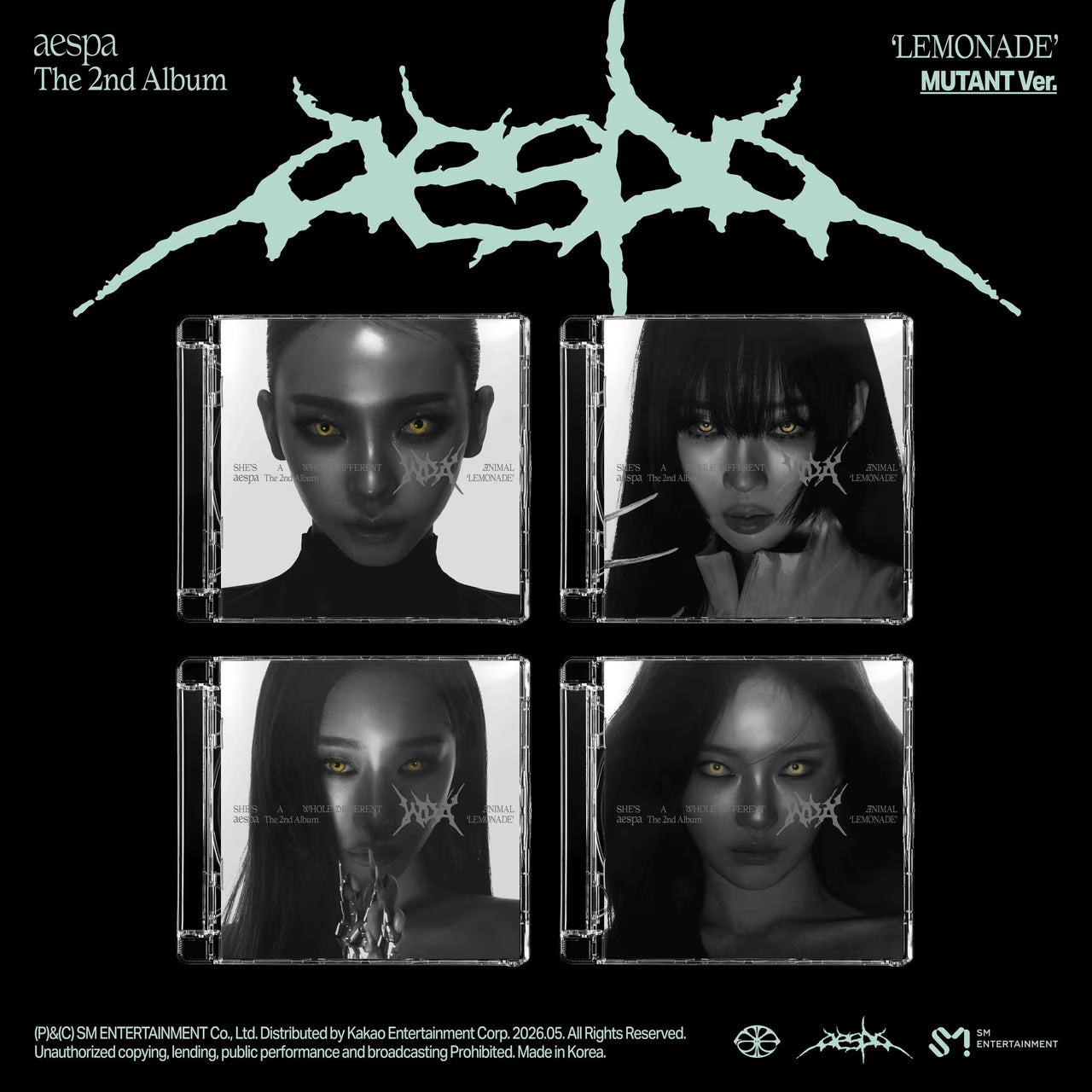 AESPA - LEMONADE (MUTANT MEMBER VER) -Random Ver