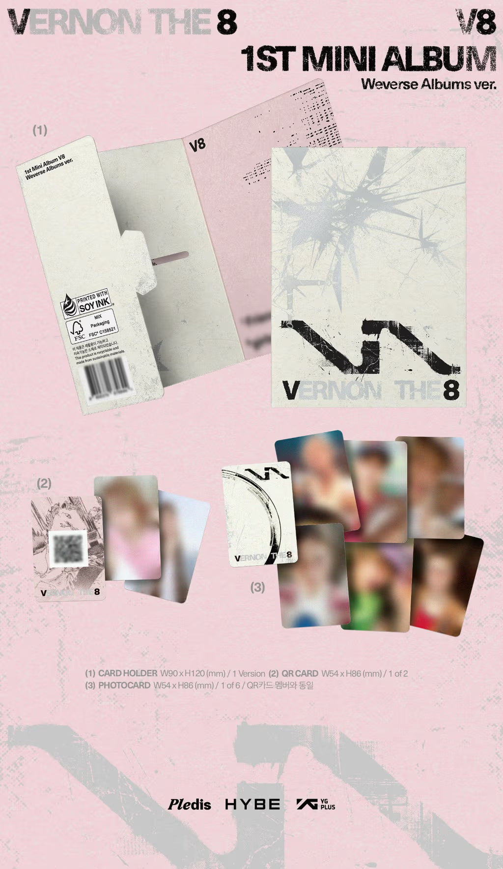 V8 (SEVENTEEN) 1st Mini Album 'V8' Weverse Albums ver.