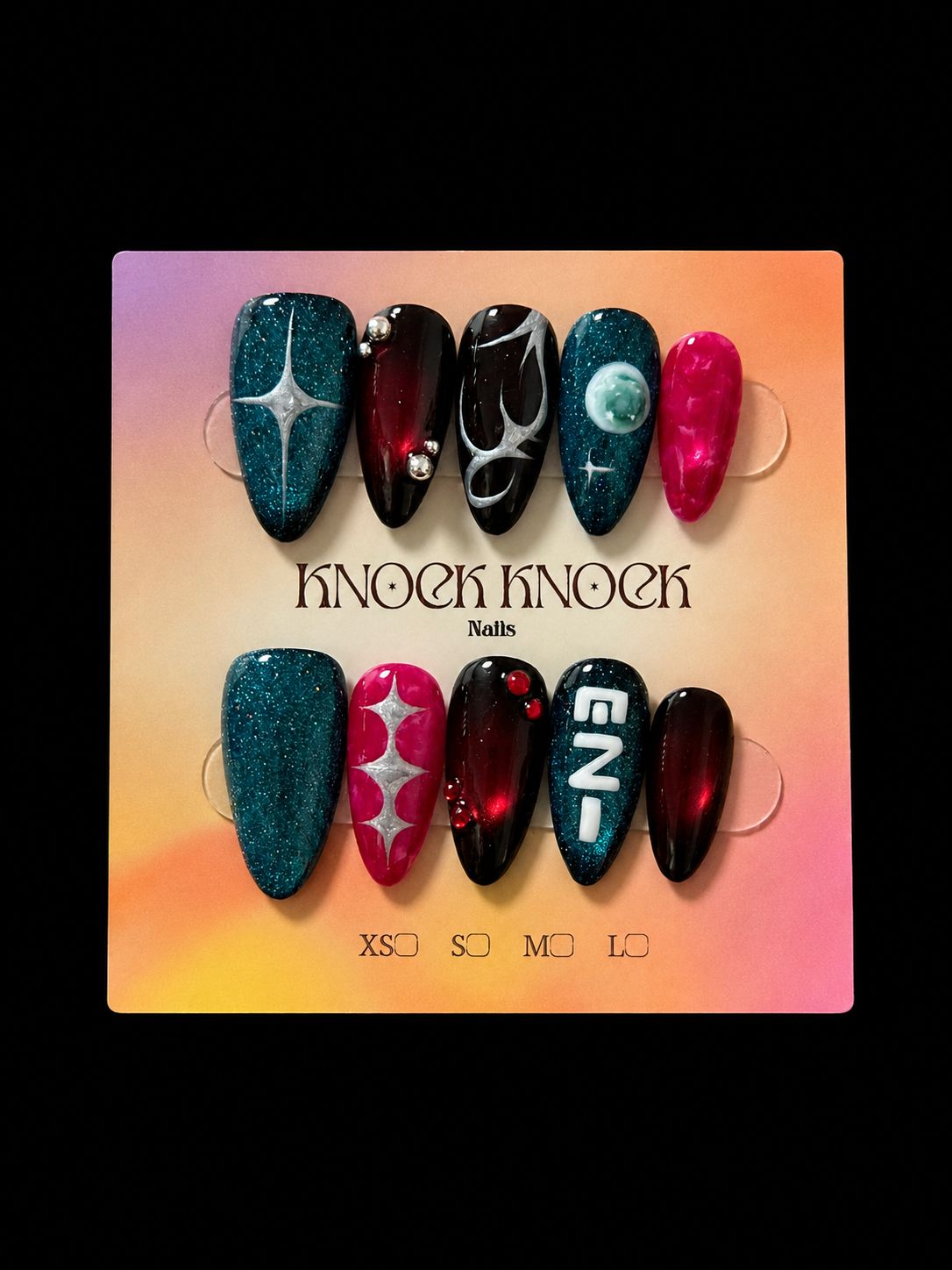 ENHYPEN PRESS ON NAILS DISEÑO 3