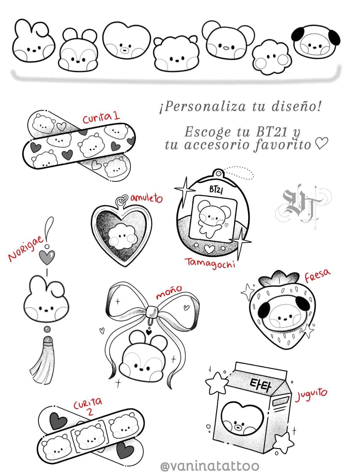 BTS TATTOO SESSION 2, 3 y 4 de MAYO