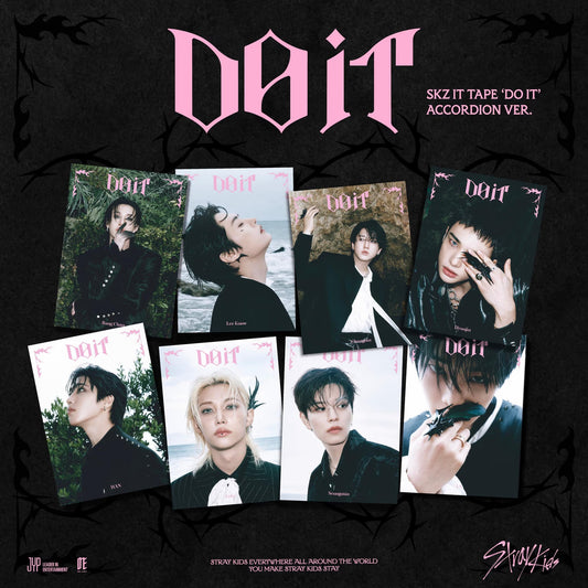 STRAY KIDS - DO IT (ACCORDION VER) + P.O.B FANSHOP VIDEOCALL PHOTOCARD