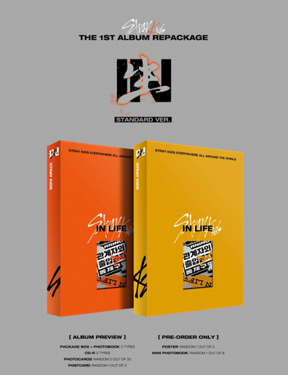 STRAY KIDS 1st Album Repackage - IN LIFE