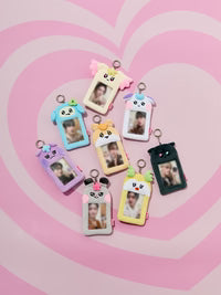 MIGHTEEZ Line Friends Photo Card Holder Plush Keyring
