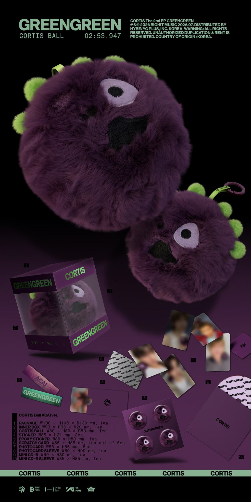 CORTIS - GreenGreen Ball ver.