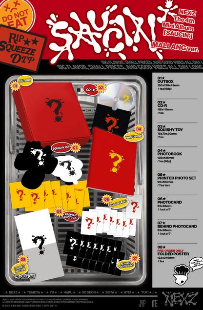 NEXZ 4th Mini Album [SAUCIN'] (MALLANG Ver.)