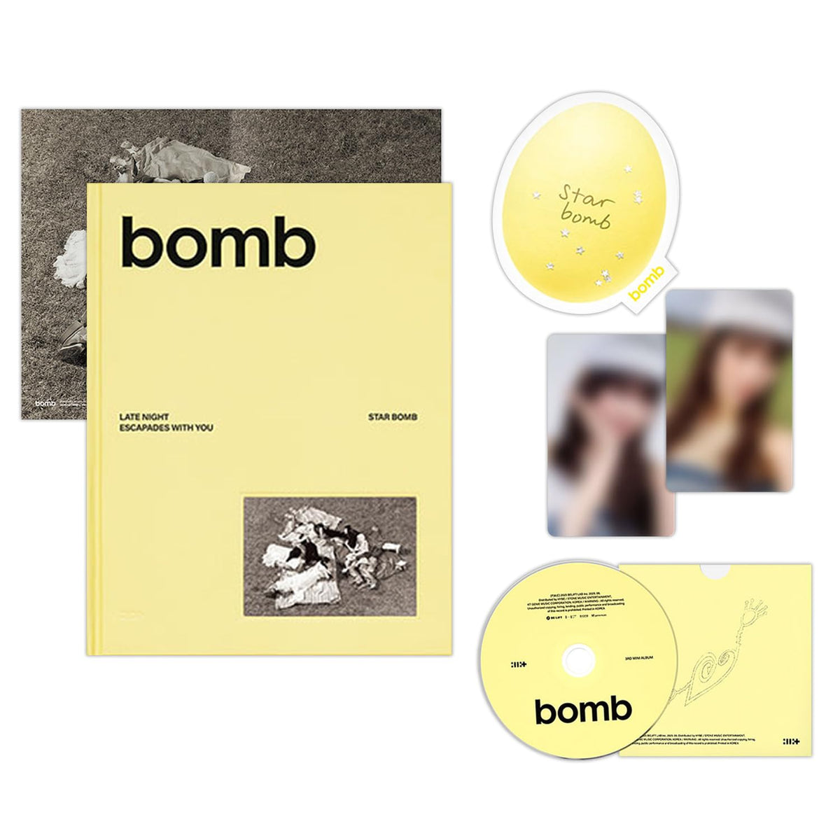 ILLIT-Bomb Ver. Star Bomb (Amarillo)