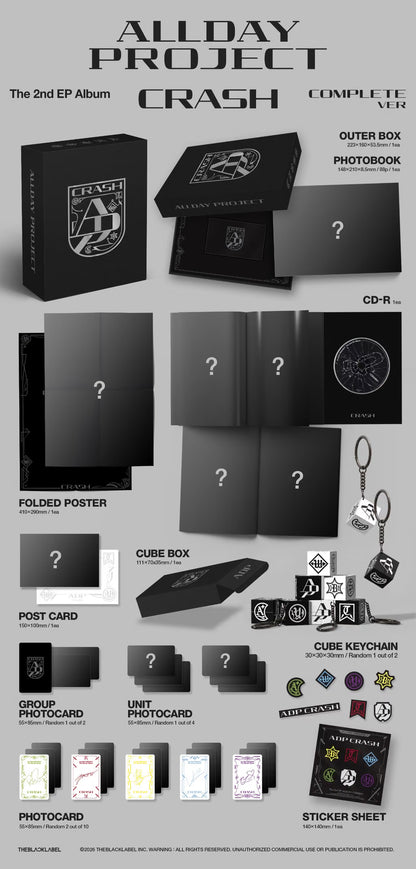 [PRE-ORDER] ALLDAY PROJECT The 2nd EP Album 'CRASH' COMPLETE ver.