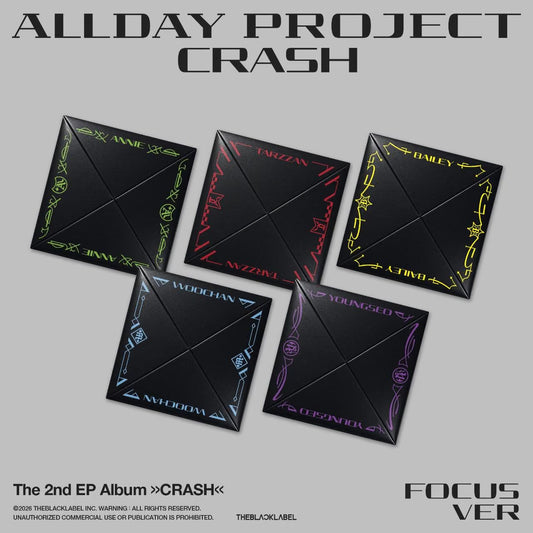 [PRE-ORDER] ALLDAY PROJECT The 2nd EP Album 'CRASH' FOCUS ver. (Random ver.)