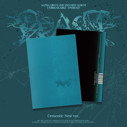 [PRE-ORDER] ALPHA DRIVE ONE 2ND MINI ALBUM [UNBREAKABLE : 少年BEAST] (Cementic Nest ver.)