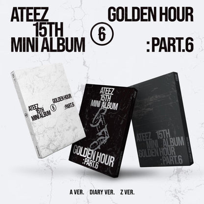 [PRE-ORDER] ATEEZ 15TH MINI ALBUM [GOLDEN HOUR : Part.6]