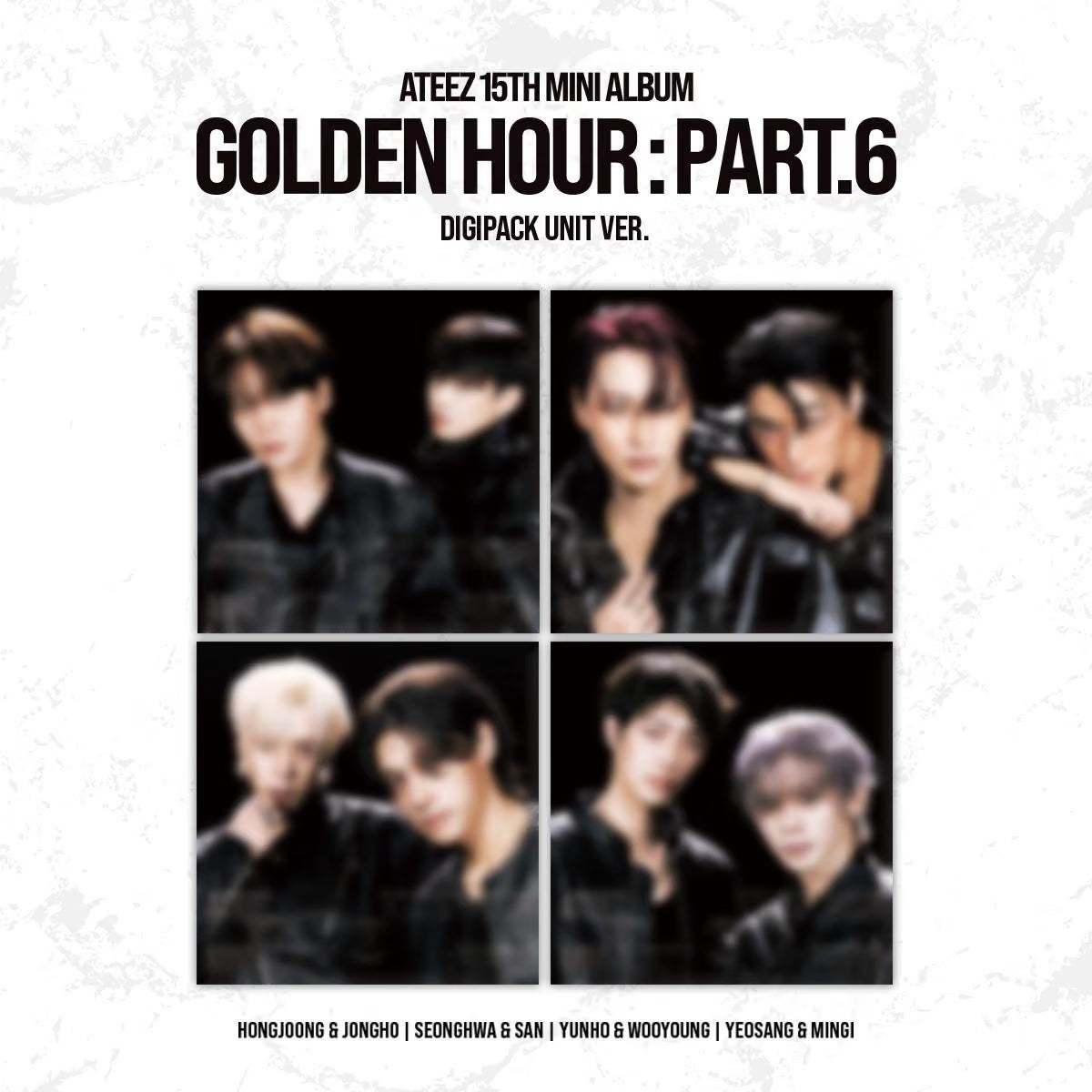 [PRE-ORDER] ATEEZ 15TH MINI ALBUM [GOLDEN HOUR : Part.6] (DIGIPACK UNIT VER.)