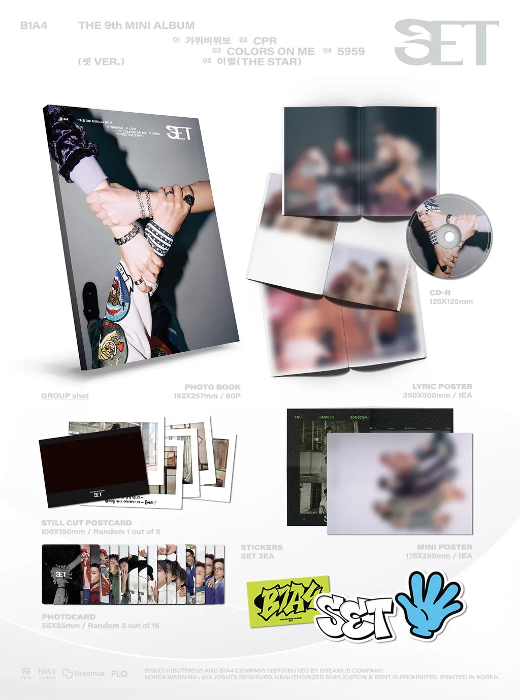 [PRE-ORDER] B1A4 9th MINI ALBUM [SET] 셋