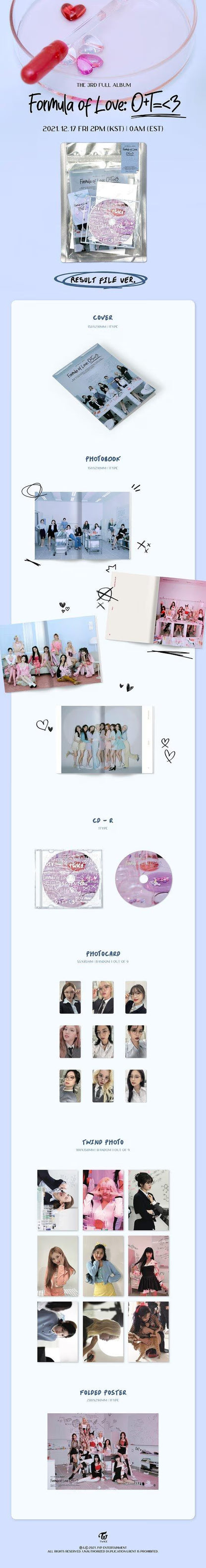 TWICE - [Formula of Love: O+T=<3] (Result file ver.)