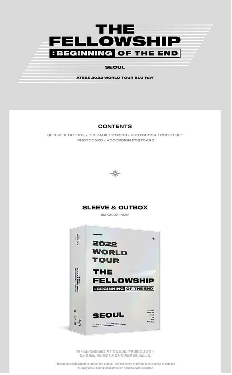 ATEEZ - THE FELLOW SHIP BEGINNING OF THE END SEOUL (BLU-RAY)