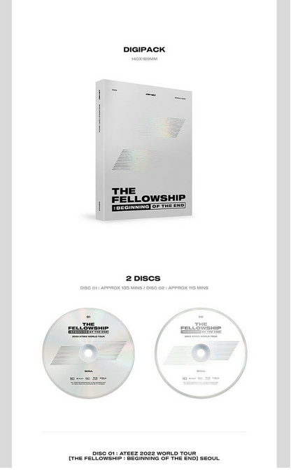 ATEEZ - THE FELLOW SHIP BEGINNING OF THE END SEOUL (BLU-RAY)
