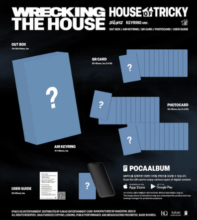[PRE ORDER] XIKERS - HOUSE OF TRICKY : WRECKING THE HOUSE (KEYRING)