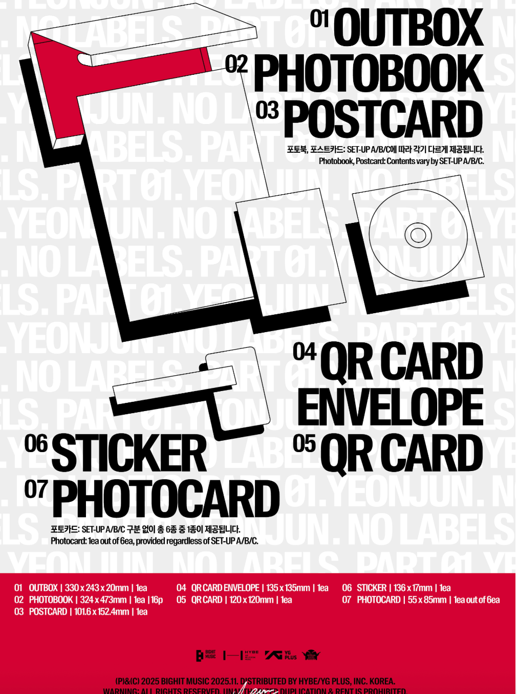[PRE ORDER] YEONJUN - NO LABELS: PART.01