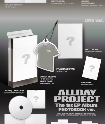 [PRE ORDER P.O.B MAKESTAR] ALLDAY PROJECT - ALLDAY PROJECT (PHOTOBOOK ver.)