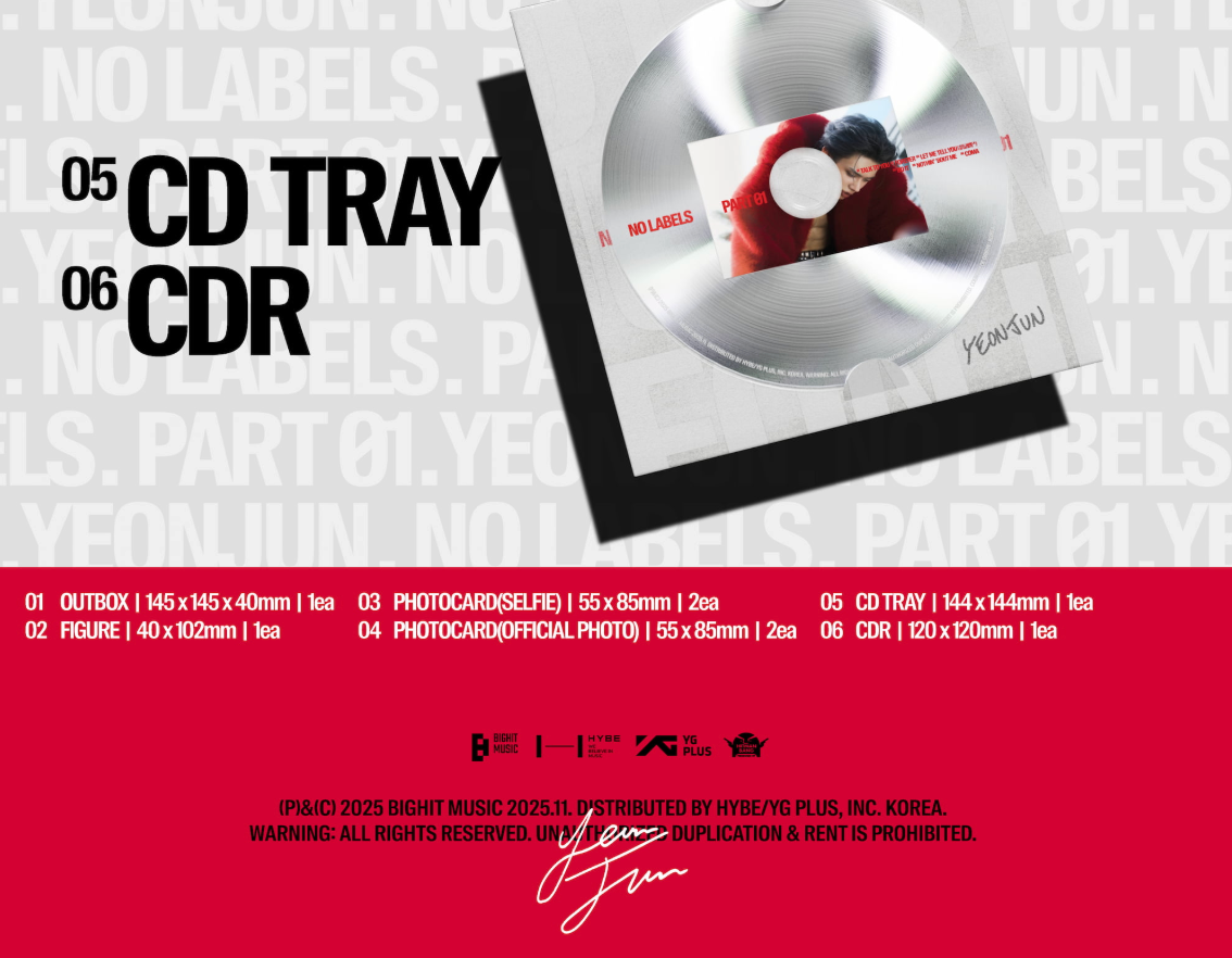 [PRE ORDER] YEONJUN - NO LABELS: PART.01 (FIGURE VER)