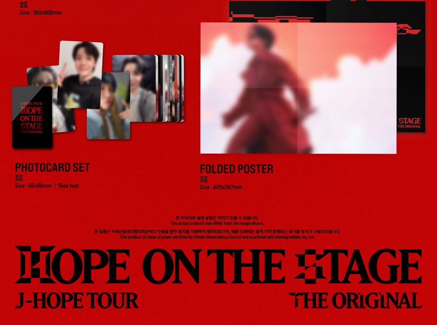 [PRE ORDER] J-hope Tour [HOPE ON THE STAGE] The Original