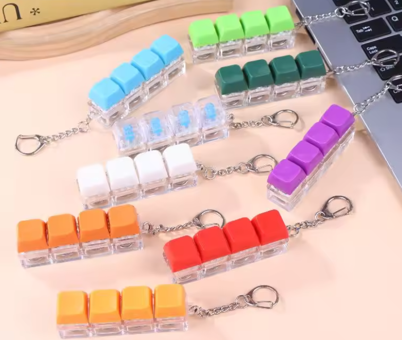 Keyring teclado de colores