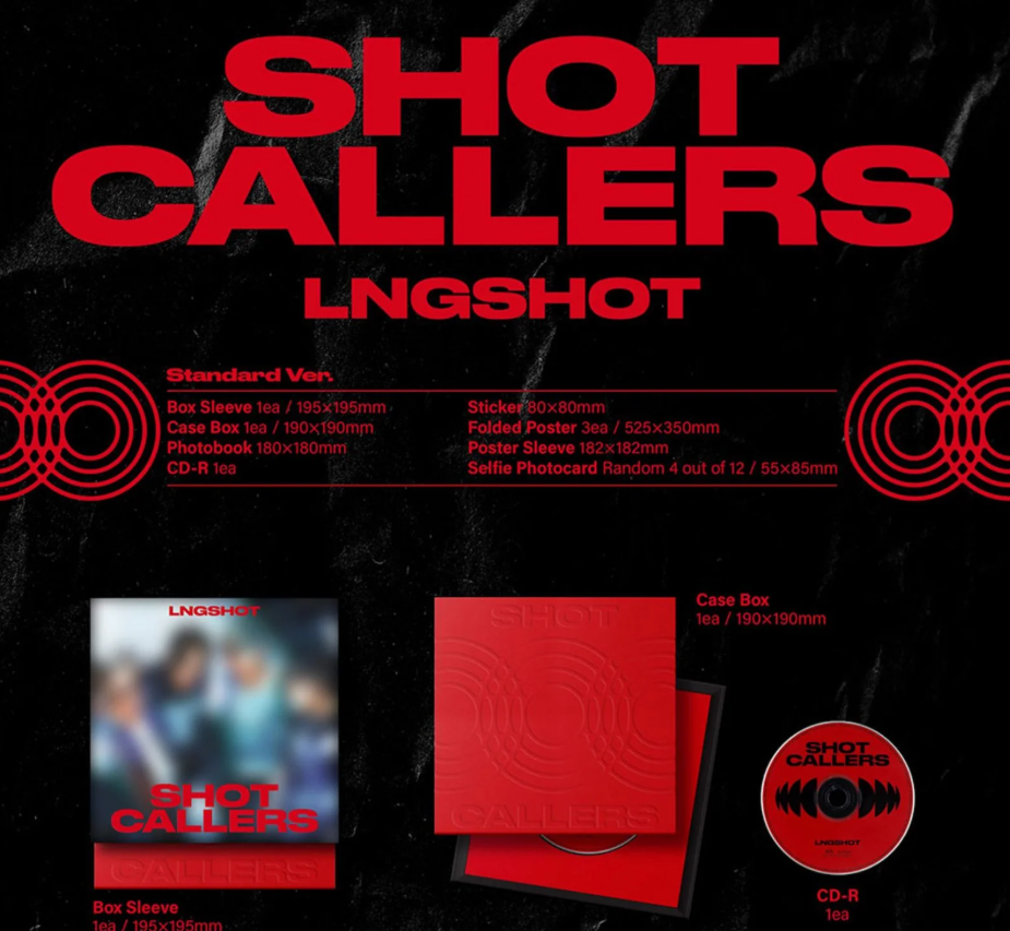 [PRE ORDER] LNGSHOT EP [SHOT CALLERS] (Standard Ver.)