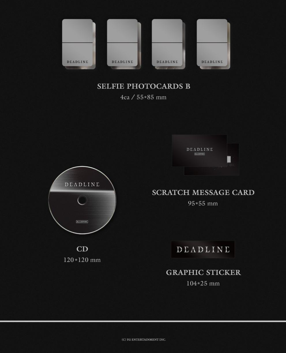 [PRE-ORDER] BLACKPINK - DEADLINE (GRAY VER)
