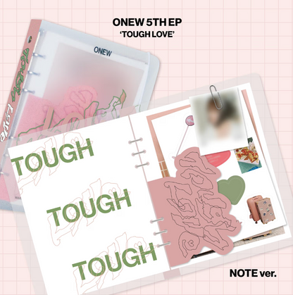 [PRE-ORDER] ONEW - TOUGH LOVE (NOTE Ver.)