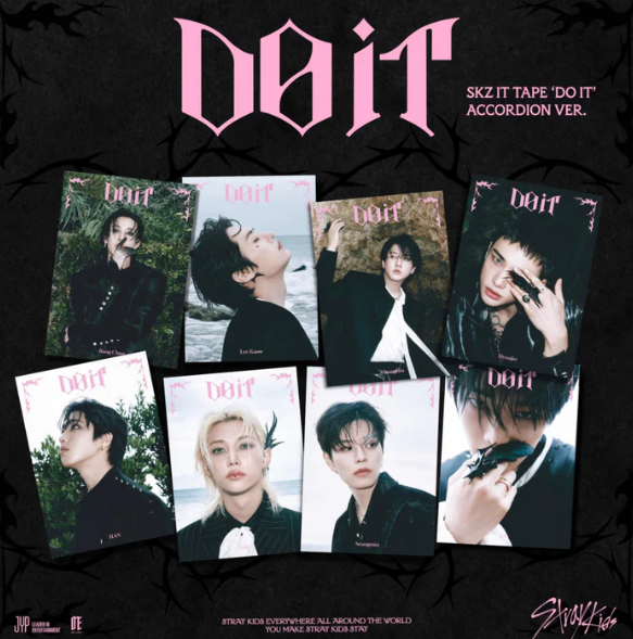 STRAY KIDS - DO IT (ACCORDION VER) + P.O.B FANSHOP VIDEOCALL PHOTOCARD