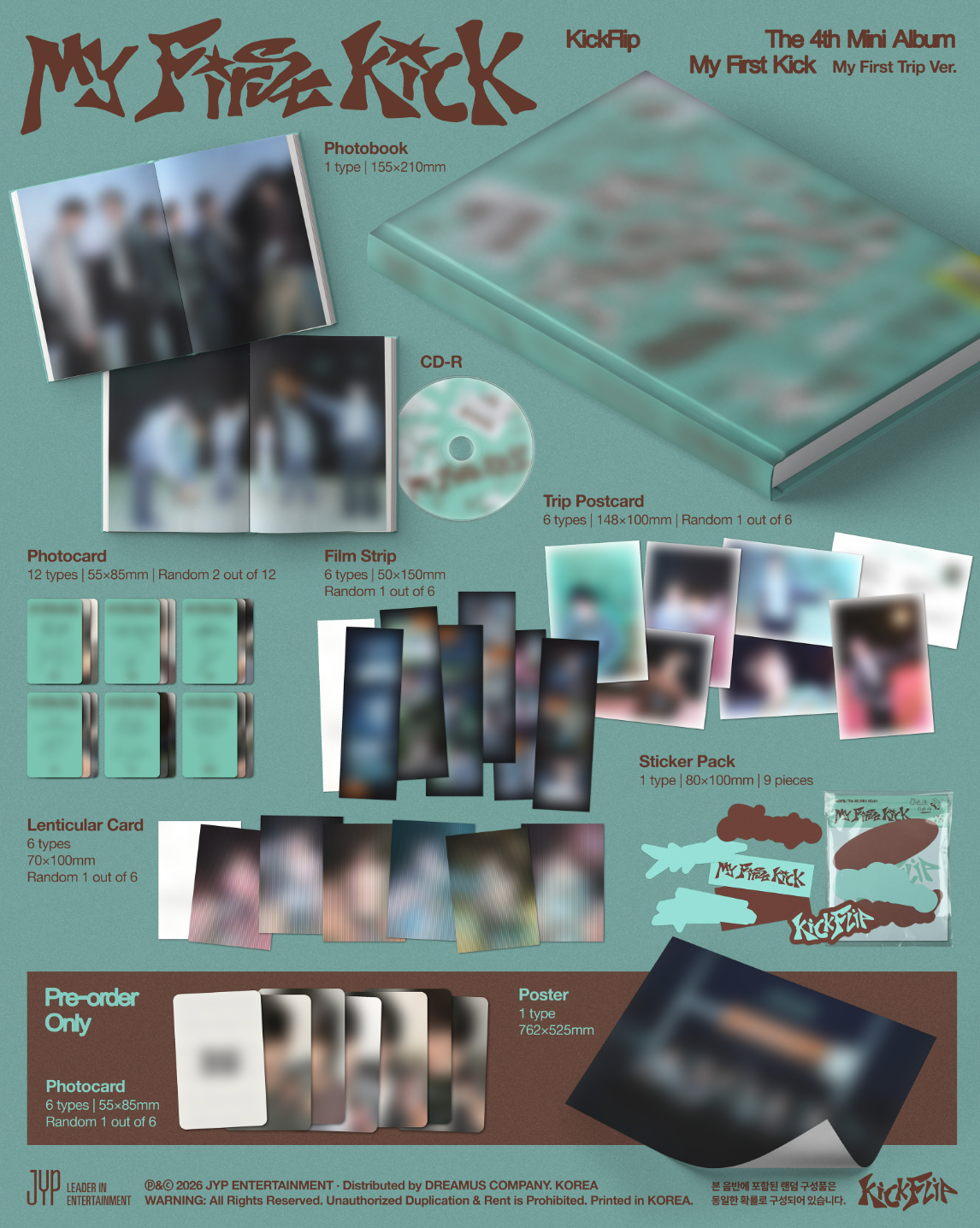 [PRE-ORDER] KICKFLIP - MY FIRST KICK (PHOTOBOOK)
