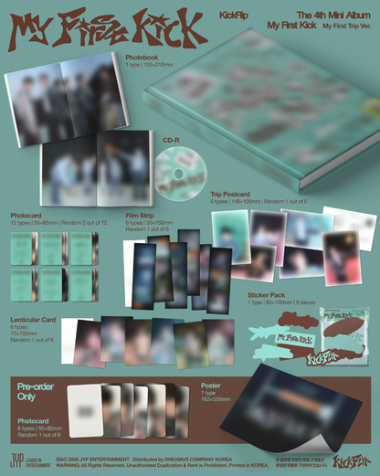[PRE-ORDER] KICKFLIP - MY FIRST KICK (PHOTOBOOK)