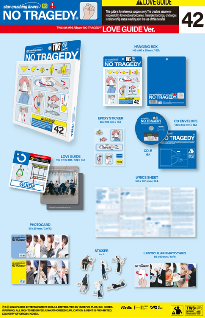 [PRE-ORDER] TWS 5th Mini Album 'NO TRAGEDY- PHOTOBOOK VER. (RANDOM)