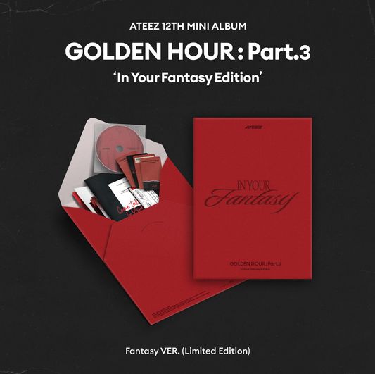 [P.O.B MAKESTAR EXCLUSIVE] ATEEZ - GOLDEN HOUR PART.3:  IN YOUR FANTASY EDITION (LIMITED)