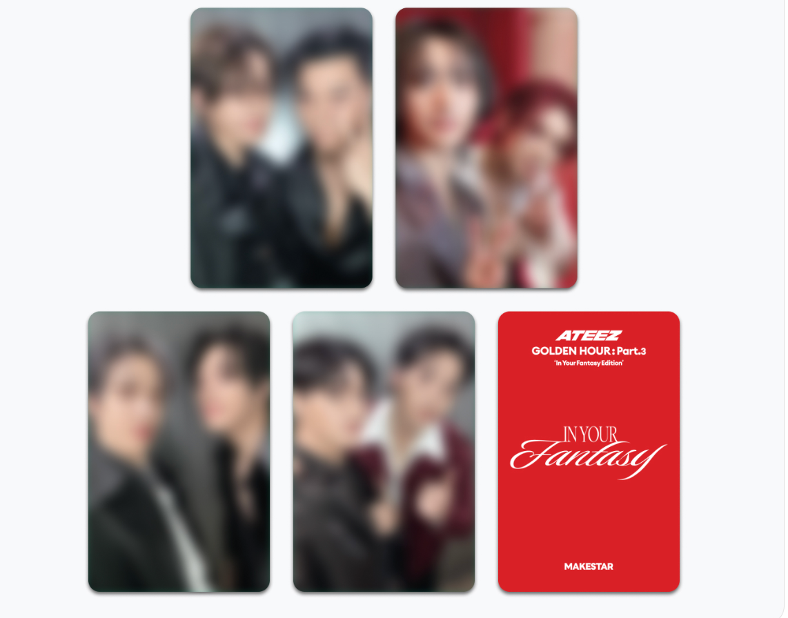 [P.O.B MAKESTAR EXCLUSIVE] ATEEZ - GOLDEN HOUR PART.3:  IN YOUR FANTASY EDITION (LIMITED)