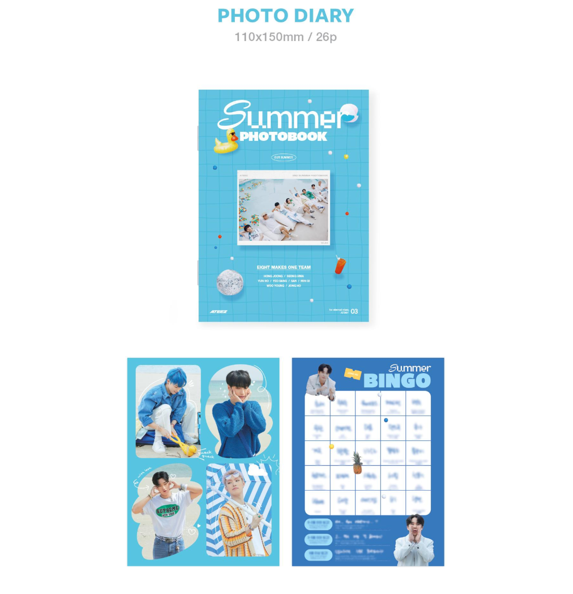 ATEEZ - SUMMER PHOTOBOOK 2023