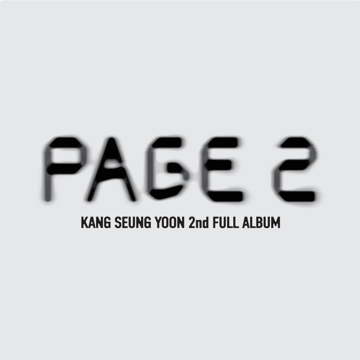 [PRE ORDER] KANG SEUNG YOON - PAGE 2 (BEHIND VER)