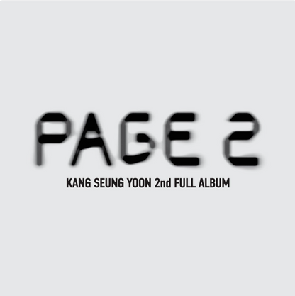 [PRE ORDER] KANG SEUNG YOON - PAGE 2 (BEHIND VER)