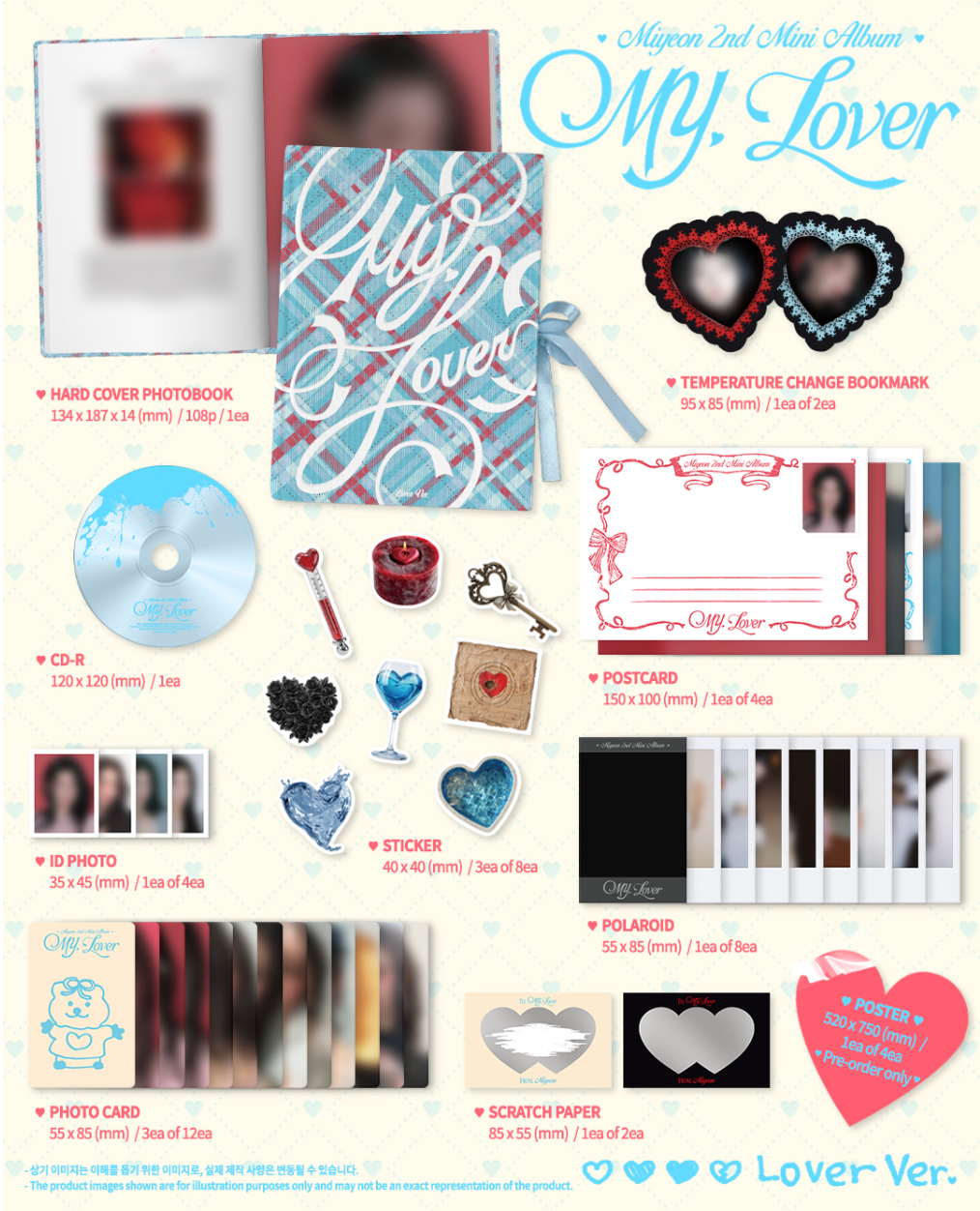 [PRE ORDER] MIYEON - MY LOVER