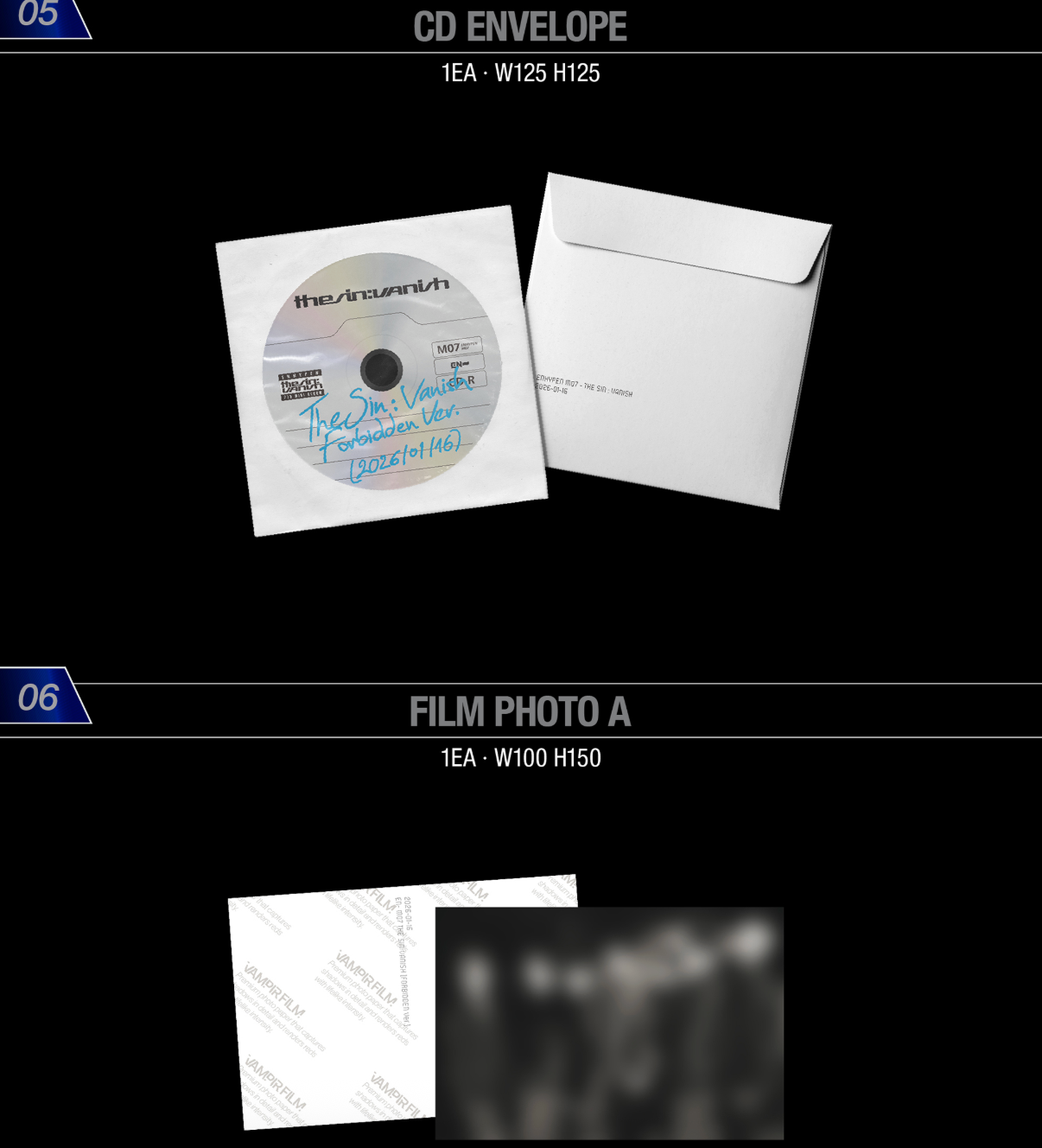 [PRE ORDER] ENHYPEN - THE SIN : VANISH