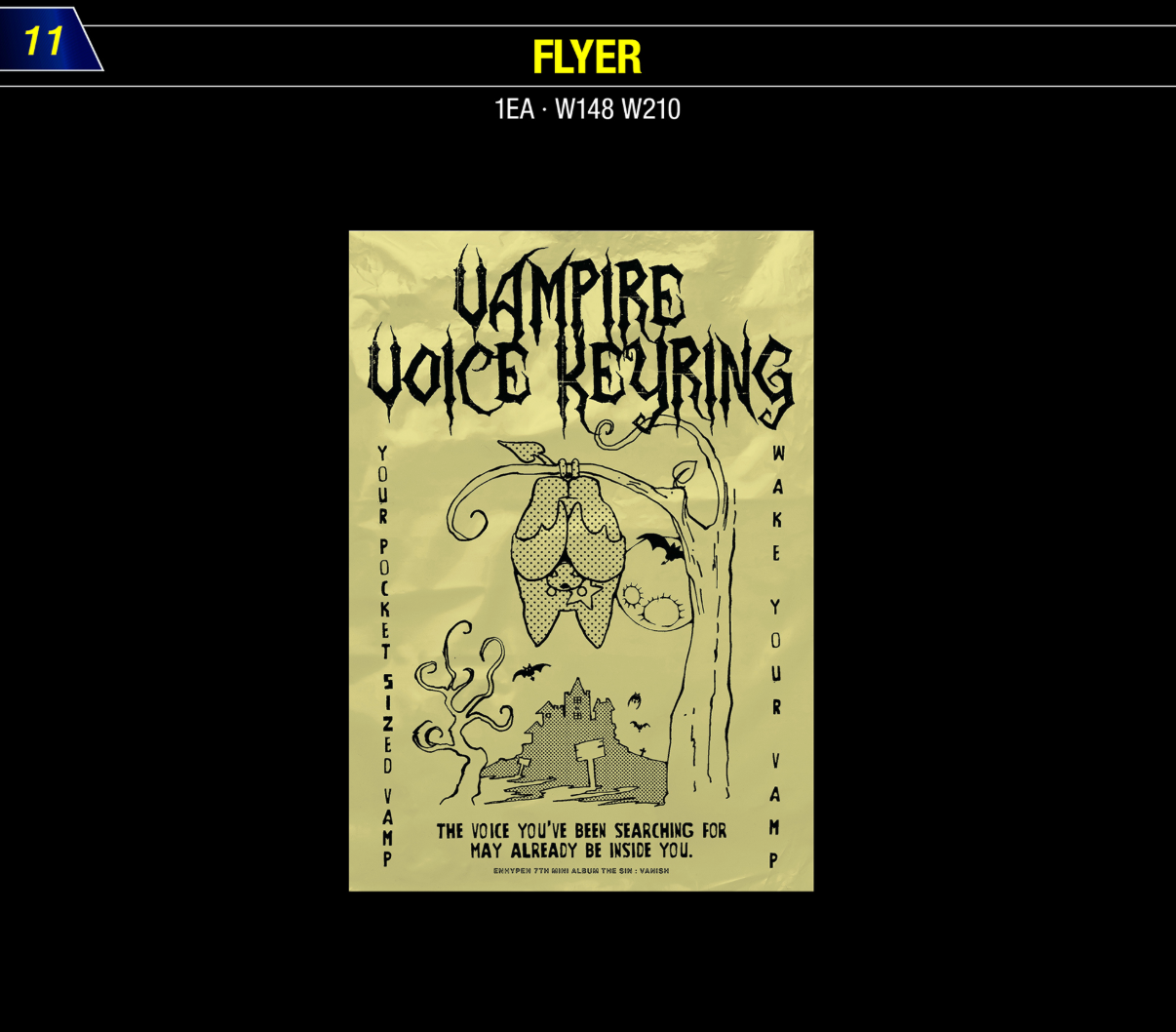 [PRE ORDER] ENHYPEN - THE SIN : VANISH