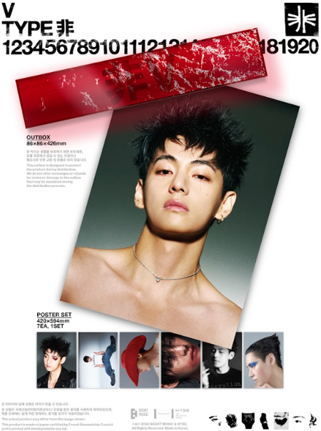[PRE ORDER] V ‘TYPE 非’ POSTER SET
