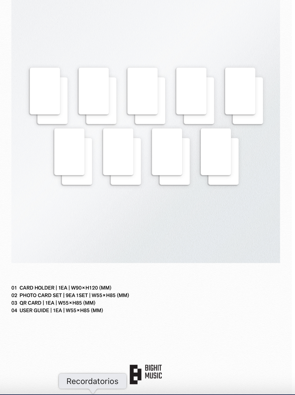 BTS - ARIRANG (WEVERSE ALBUM)